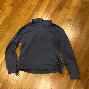 Blue crop hoodie